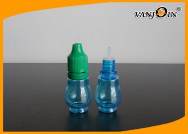 15 मिलीलीटर खाली ब्लू E-cig तरल बोतलें रंगीन पेंच टोपियां, प्लास्टिक ई तरल की बोतल के साथ