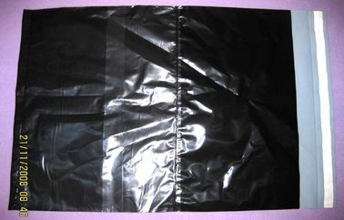 कपड़े शिपिंग के लिए काले बड़े स्वयं चिपकने वाला प्लास्टिक बैग
