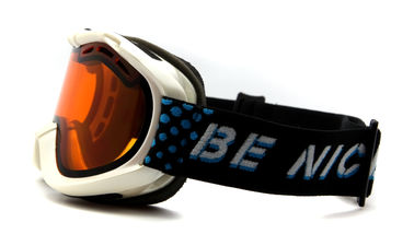 लड़कों के लिए विरोधी पर्ची आउटडोर सफेद बच्चों स्नोबोर्डिंग काले चश्मे फ्लैट प्रकाश स्की काले चश्मे
