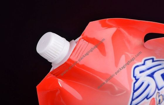 एल्यूमिनियम पर्ण टोंटी, 500ml / 250ml स्वनिर्धारित साथ थैली धोने तरल खड़े हो जाओ