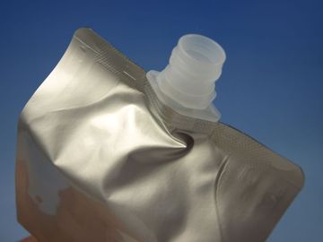 टुकड़े टुकड़े में एल्यूमीनियम पन्नी पाउच, पीना टोंटी 250ml साथ थैली खड़े हो जाओ
