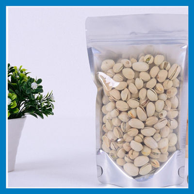 पीई अल पीईटी चमकदार सतह सील resealable प्लास्टिक बैग 200g 250g 500g