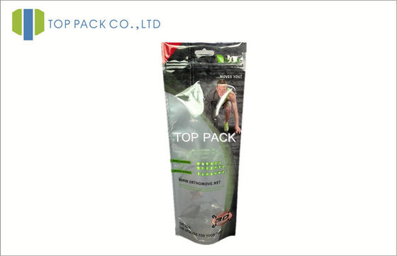 मोजे के लिए ziplock खड़े हो जाओ पाउच पैकेजिंग, पीईटी / Vmpet / पीई बहुपरत