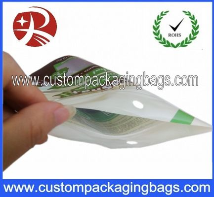 प्लास्टिक Ziplock बिस्कुट / कूकीज के लिए पाउच पैकेजिंग खड़े हो जाओ
