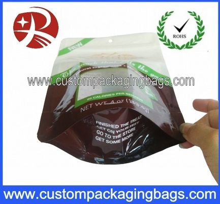 प्लास्टिक Ziplock बिस्कुट / कूकीज के लिए पाउच पैकेजिंग खड़े हो जाओ