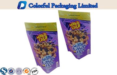 उच्च बाधा टिकाऊ स्वनिर्धारित Resealable खाद्य पैकेजिंग के लिए पाउच खड़े हो जाओ