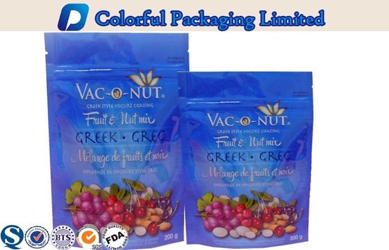 मेवे पैकेजिंग Resealable पाउच खड़े हो जाओ, जिपर भोजन के पाउच खड़े हो जाओ