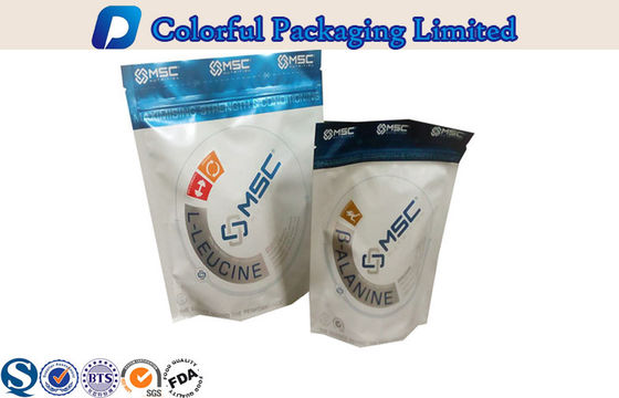 MOPP / VMPET Resealable आंसू निशान के साथ पाउच खड़े हो जाओ टुकड़े टुकड़े