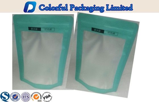 टिकाऊ Ziplock एल्यूमीनियम पन्नी, कपड़ा मोजे के लिए पाउच खड़े हो जाओ टुकड़े टुकड़े