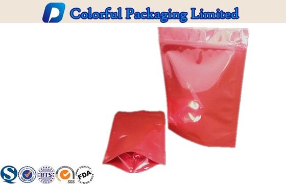 Airhole / Ziplock / खिड़की के साथ पालतू भोजन पुन: प्रयोज्य के लिए खड़े पन्नी पाउच