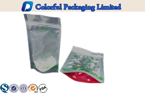 Airhole / Ziplock / खिड़की के साथ पालतू भोजन पुन: प्रयोज्य के लिए खड़े पन्नी पाउच