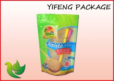 चिकन प्लास्टिक कस्टम मुद्रण और ज़िप के साथ पाउच खड़े हो जाओ