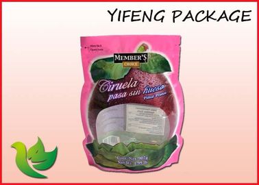 पीई प्लास्टिक सूखे फल पागल के लिए थैली के साथ जिपर खड़े हो जाओ vagetable