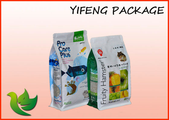 Recycable प्लास्टिक ट्रैक्टर सील बैग पैकिंग फ्लैट नीचे पाउच नाश्ते खड़े हो जाओ