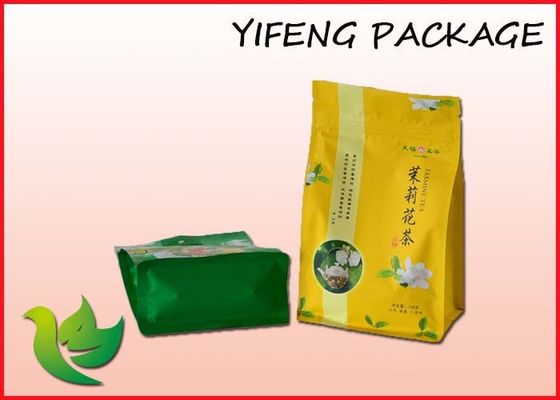Resealable ज़िप जिपर बहु ​​परत के साथ फ्लैट नीचे पाउच ताला