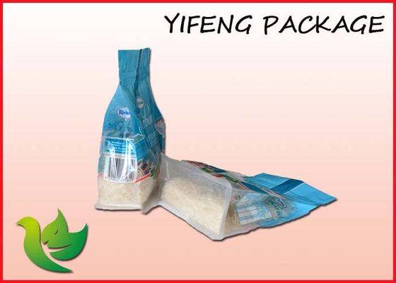 सूखे फल के लिए ज़िप शीर्ष के साथ प्लास्टिक लाइन में खड़ा कागज फ्लैट नीचे पाउच