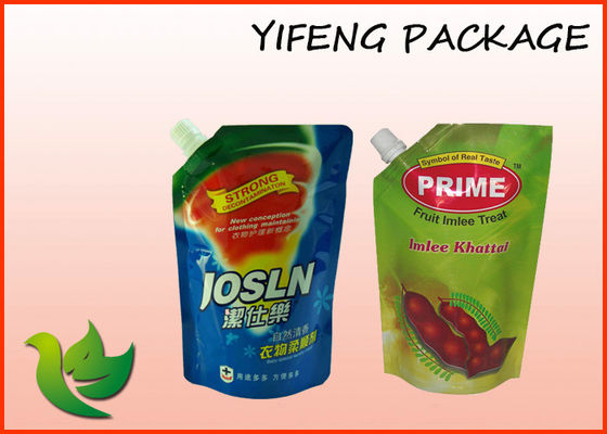 अनुकूलित डिजाइन तरल खाद्य Packaing के लिए टोंटी थैली खड़े हो जाओ