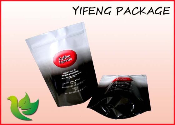 वाल्व के साथ टुकड़े टुकड़े में एल्यूमिनियम पर्ण Mylar वैक्यूम सील कॉफी बैग