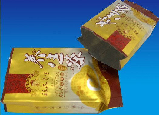 पन्नी खाद्य ग्रेड हीट Sealable नमी प्रूफ पैकेजिंग चाय पाउच खड़े हो जाओ
