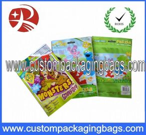 खाद्य ग्रेड बाधा पाउच खड़े हो जाओ / resealable लिए खड़े ज़िप थैली