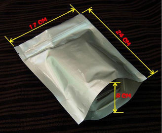 एल्यूमिनियम पर्ण ज़िप ताला बैग / Resealable पन्नी पाउच खड़े हो जाओ