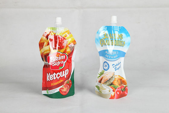 शराब पीने के लिए resealable खड़े हो जाओ पाउच Ziplock पैकेजिंग, वाटर
